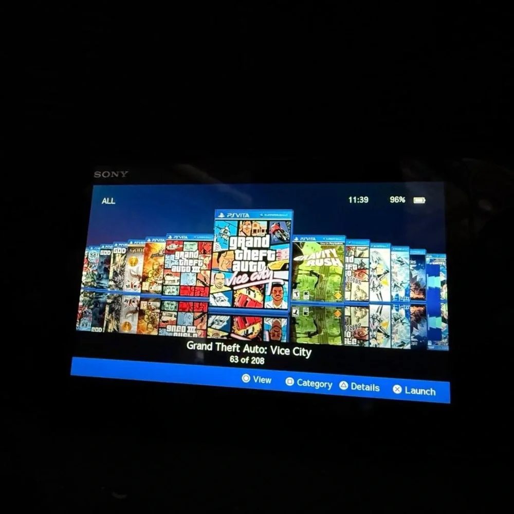 Sony PS Vita Handheld Gaming Console - Black